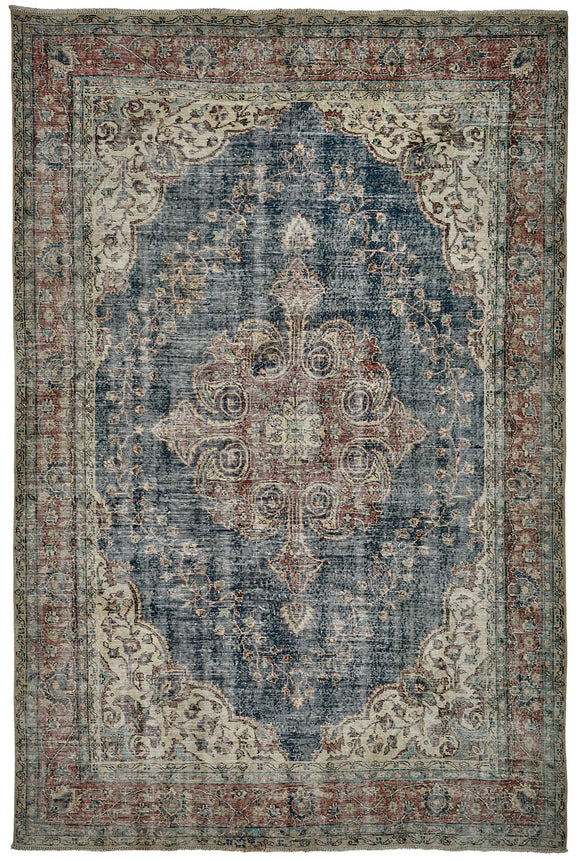 7x11 Hand-Knotted Vintage Rug - 51000