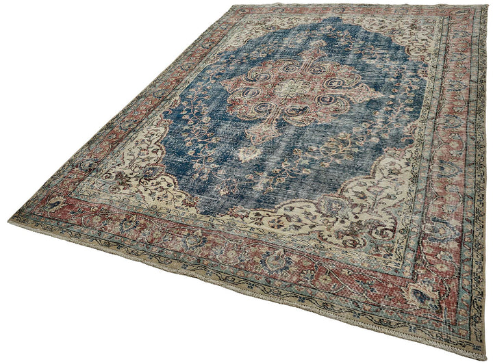 7x11 Hand-Knotted Vintage Rug - 51000