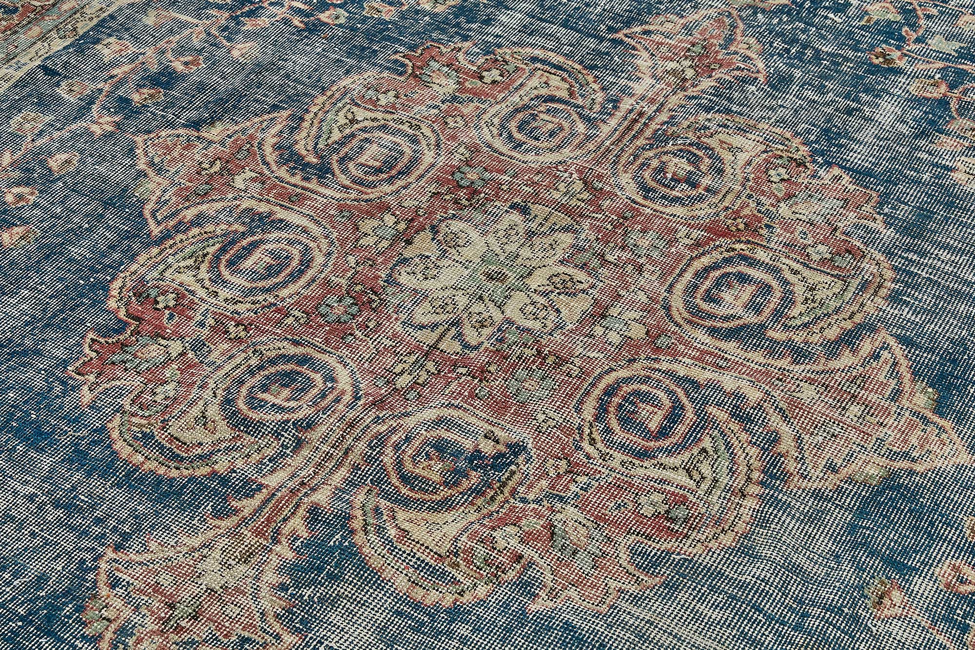 7x11 Hand-Knotted Vintage Rug - 51000