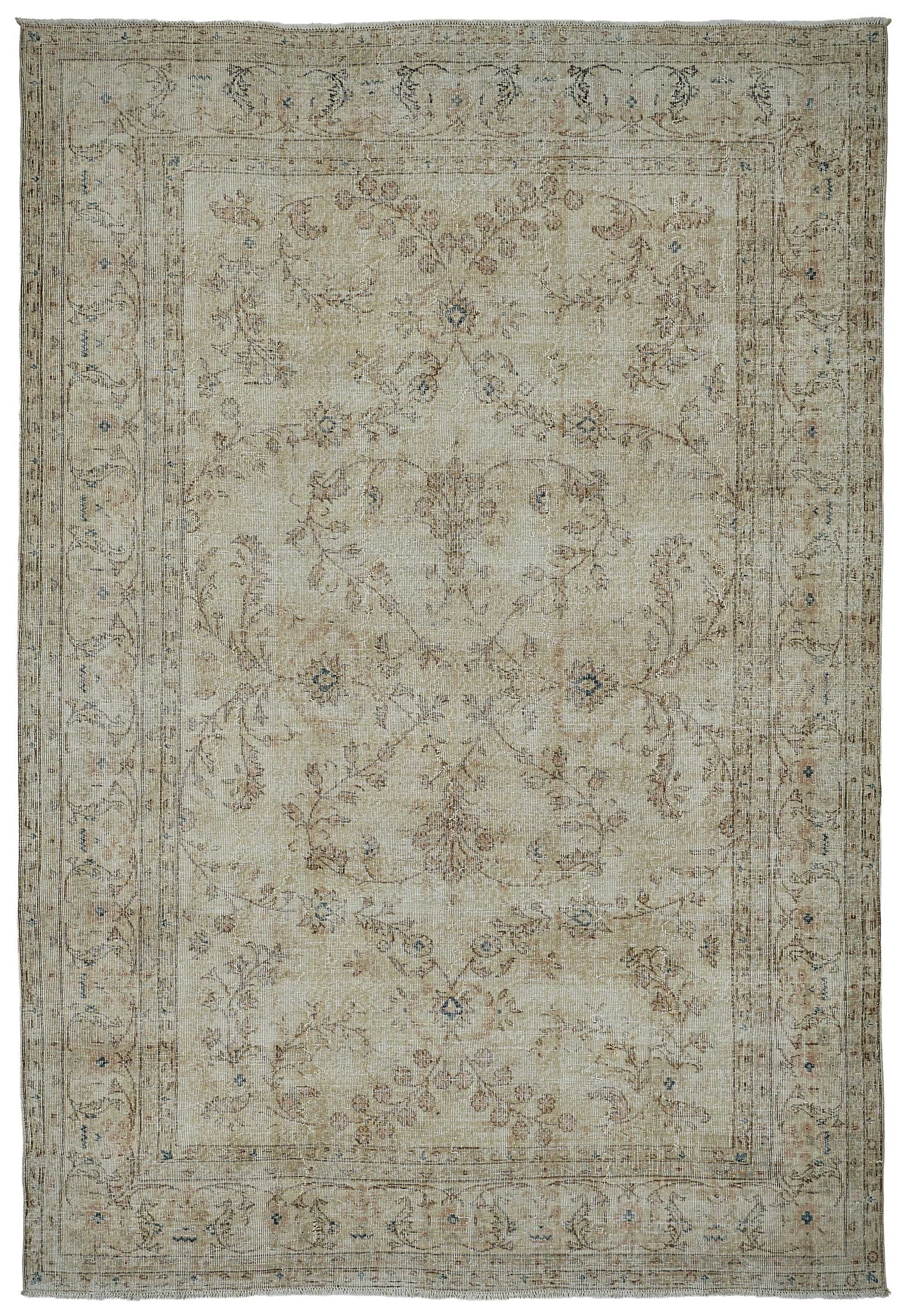 7x10 Hand-Knotted Vintage Rug - 51001