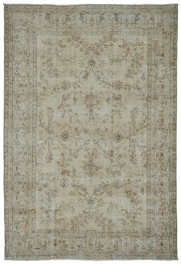 7x10 Hand-Knotted Vintage Rug - 51001