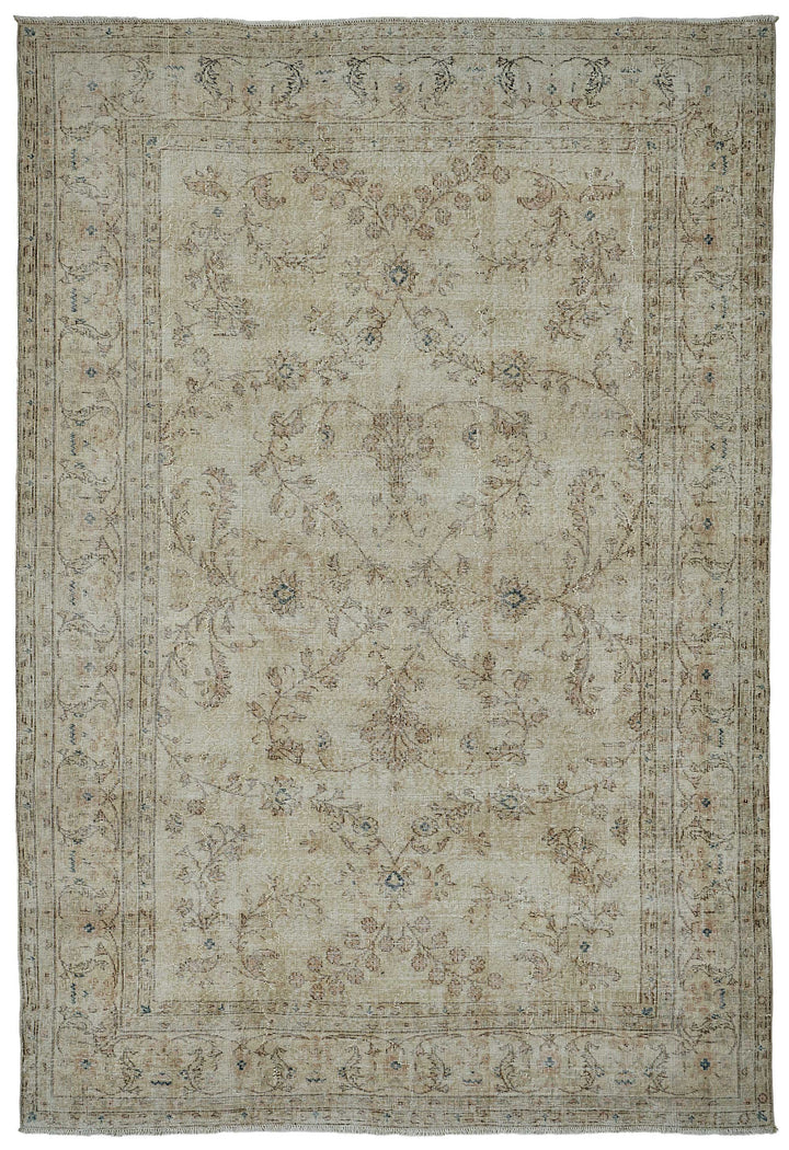 7x10 Hand-Knotted Vintage Rug - 51001