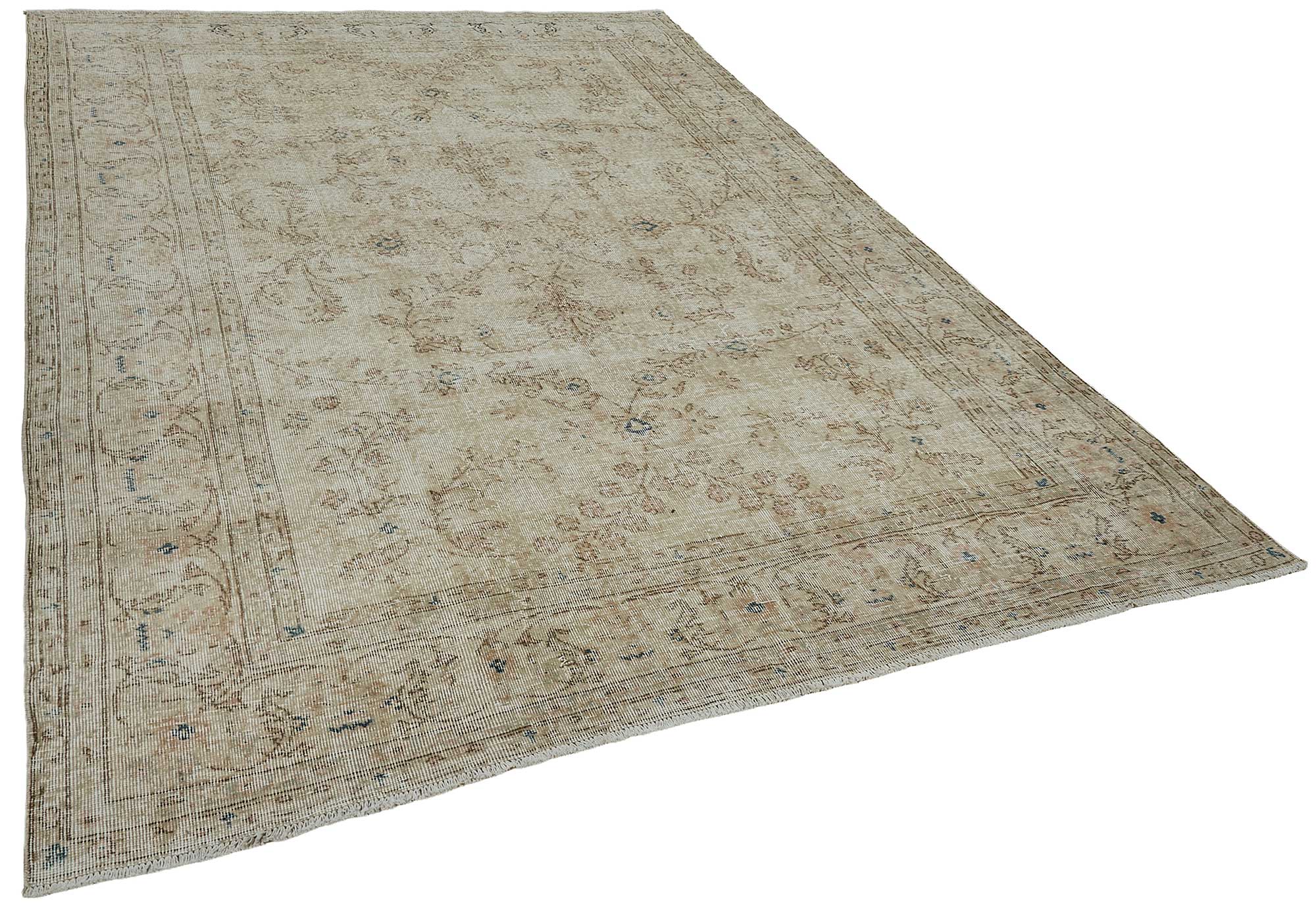 7x10 Hand-Knotted Vintage Rug - 51001