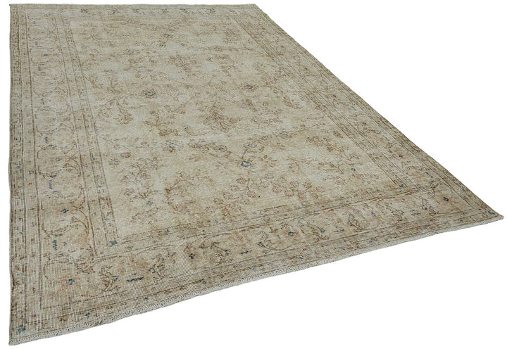 7x10 Hand-Knotted Vintage Rug - 51001