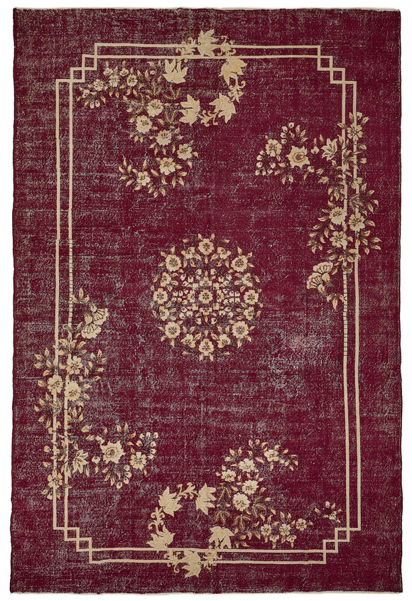 9x13 Hand-Knotted Vintage Rug - 51003