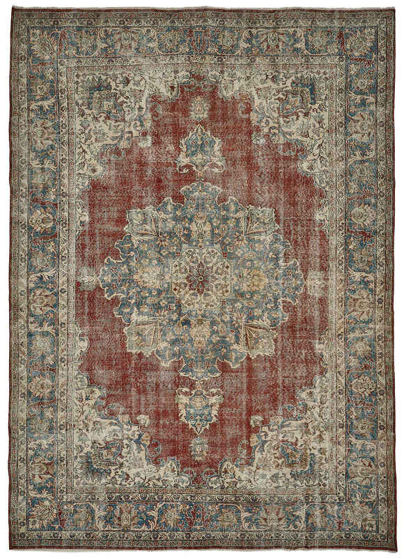 9x12 Hand-Knotted Vintage Rug - 51005