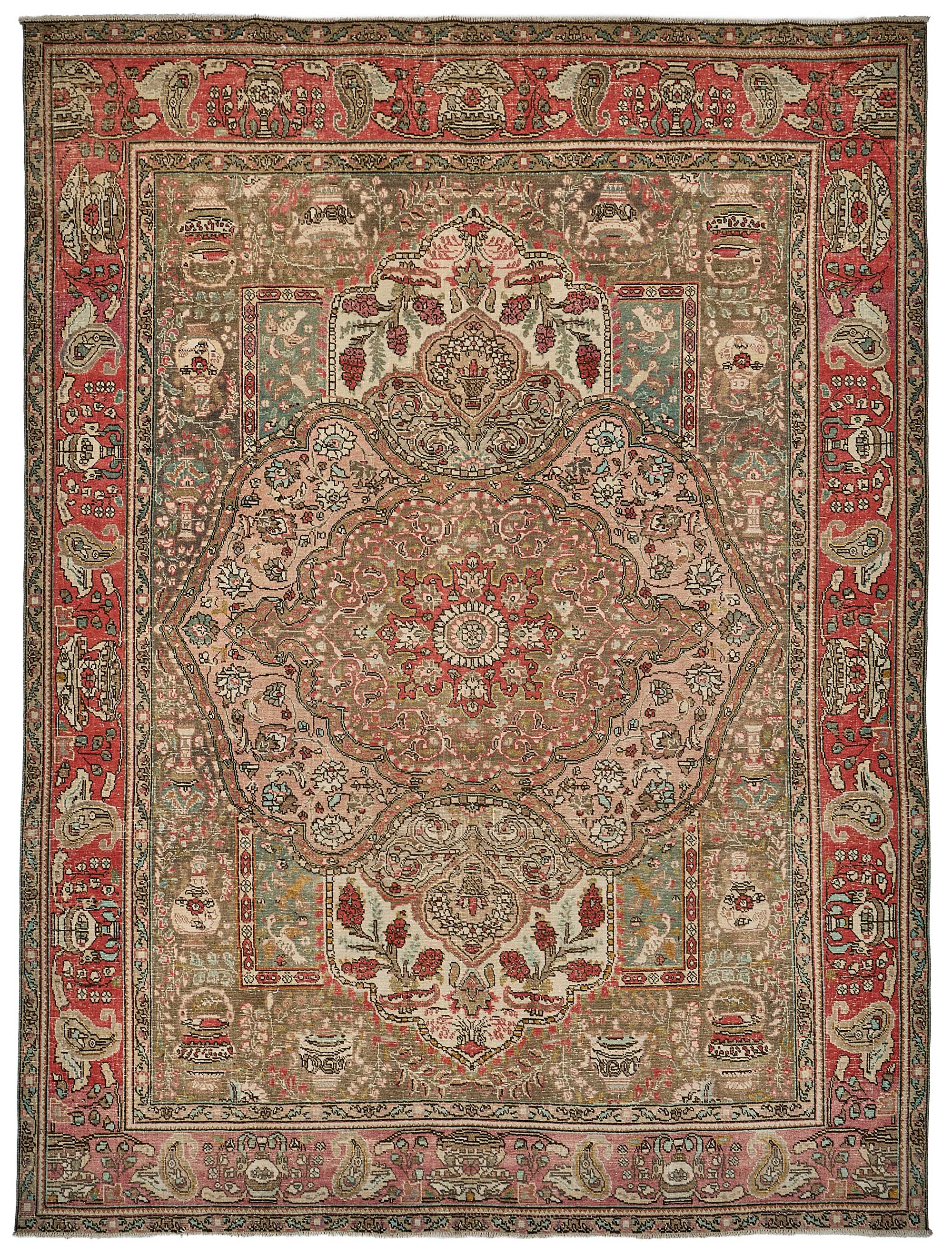 8x11 Hand-Knotted Vintage Rug - 51007