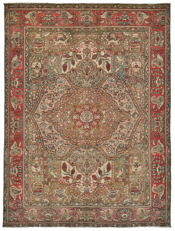 8x11 Hand-Knotted Vintage Rug - 51007