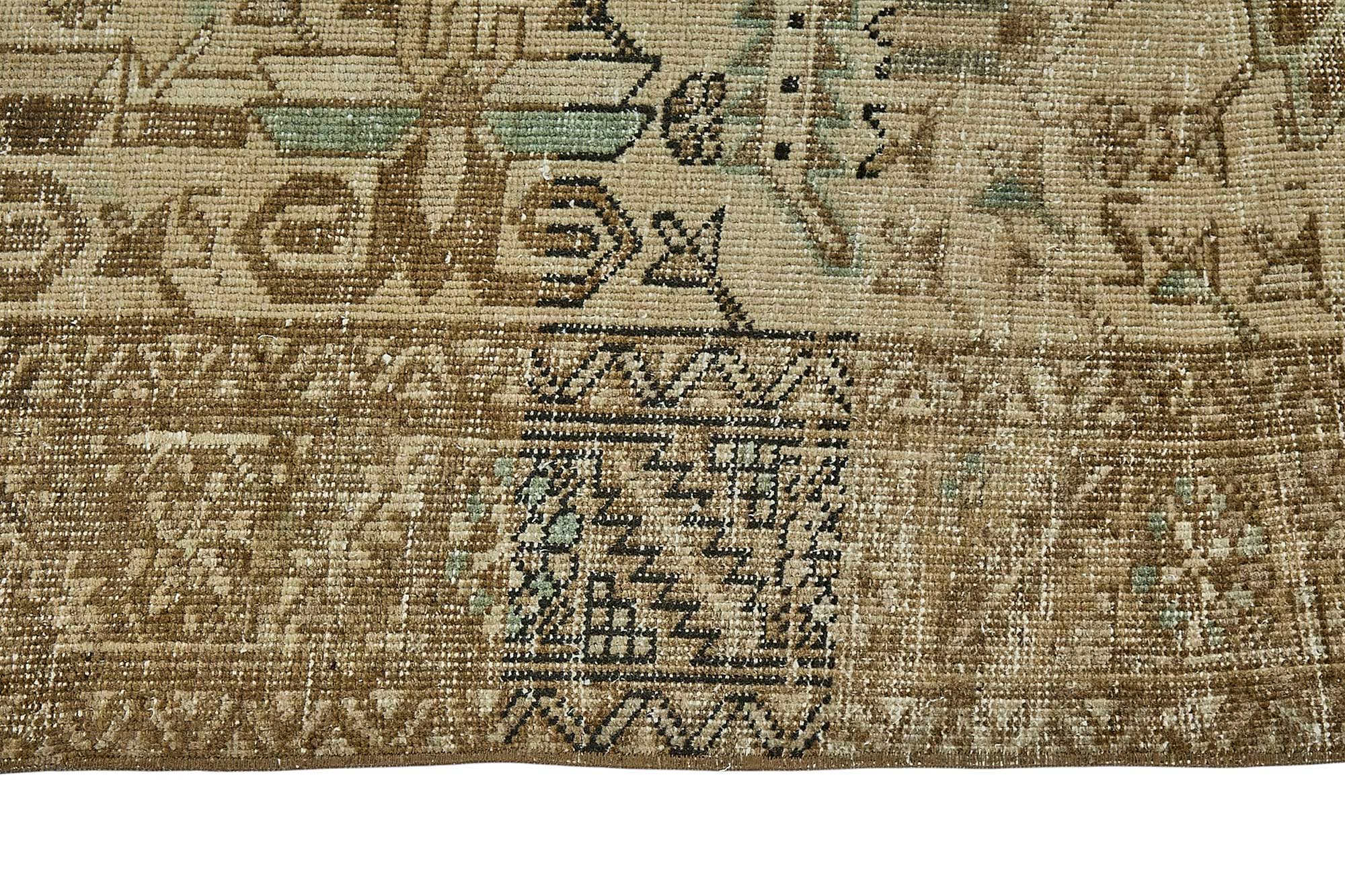 3x15 Hand-Knotted Vintage Rug - 51013