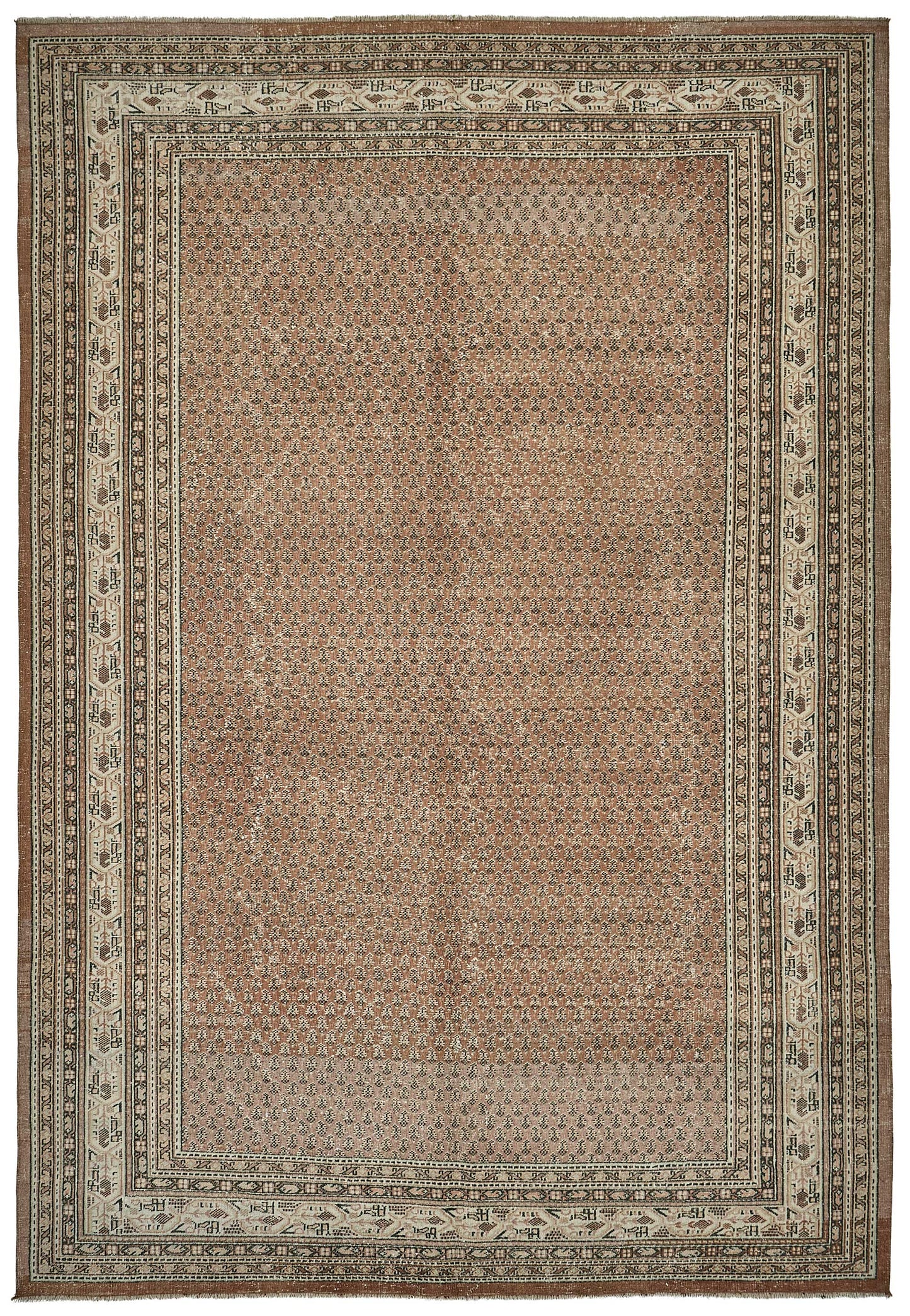 7x10 Hand-Knotted Vintage Rug - 51014