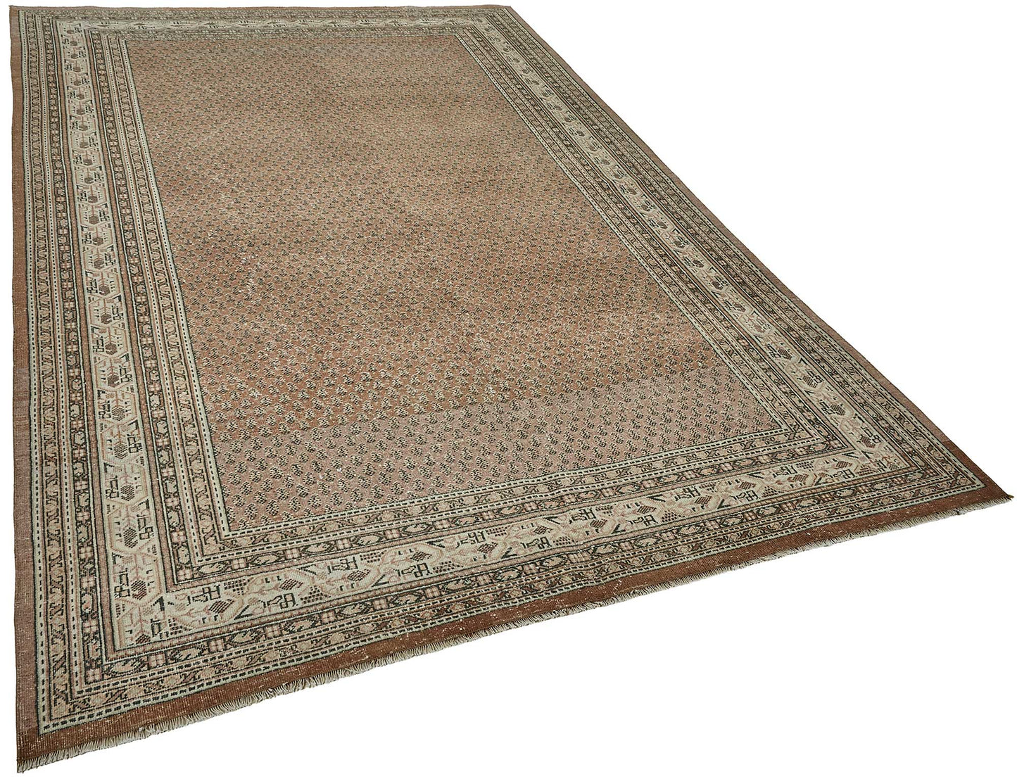 7x10 Hand-Knotted Vintage Rug - 51014