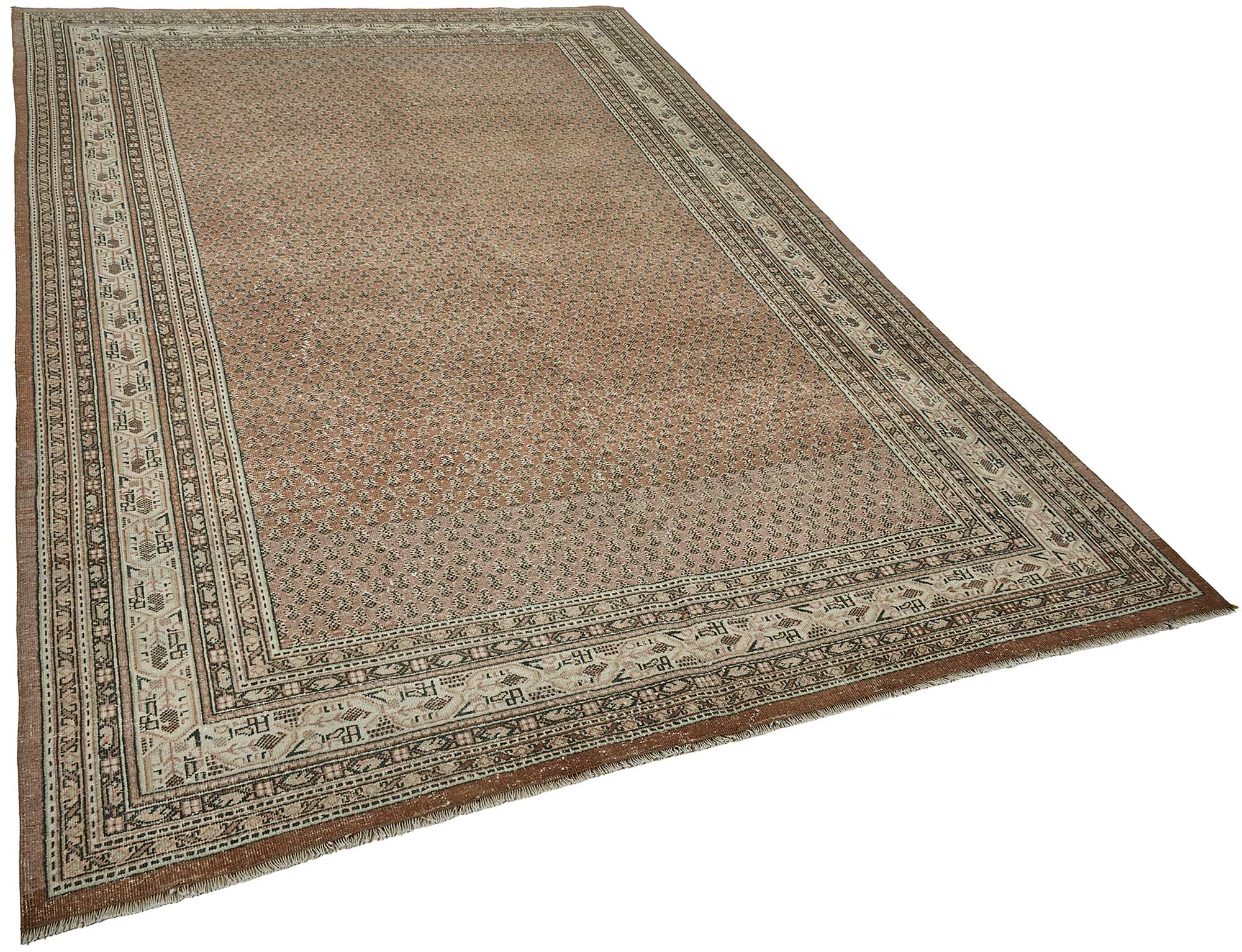 7x10 Hand-Knotted Vintage Rug - 51014