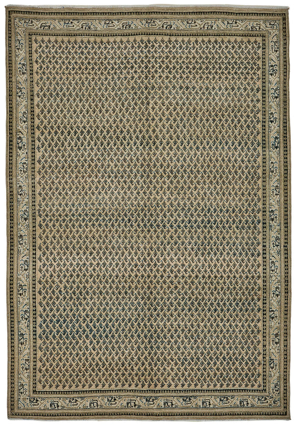 7x10 Hand-Knotted Vintage Rug - 51015