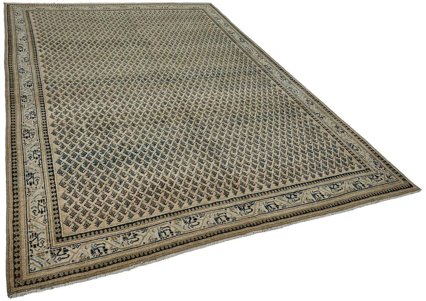 7x10 Hand-Knotted Vintage Rug - 51015
