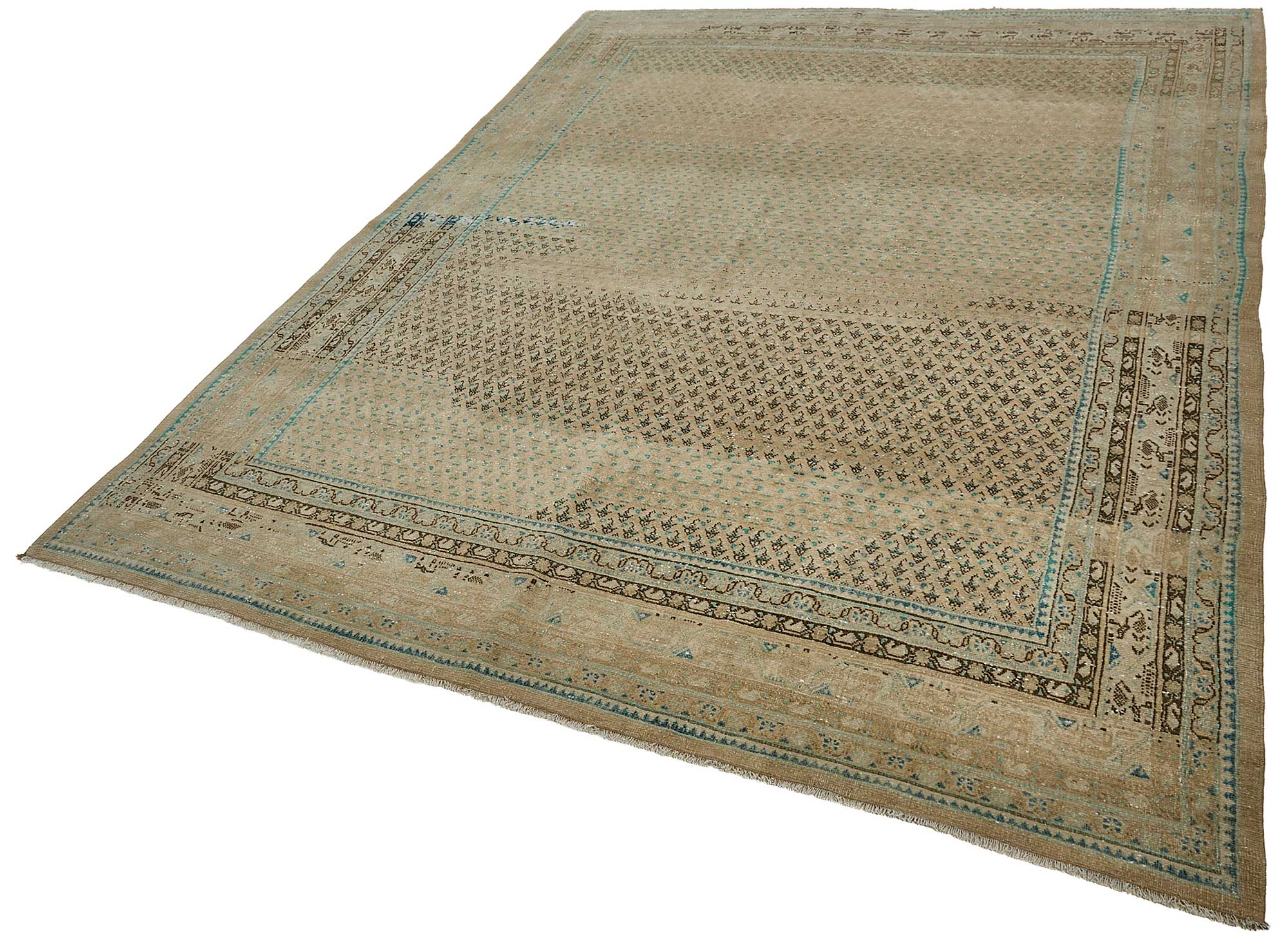 7x10 Hand-Knotted Vintage Rug - 51016