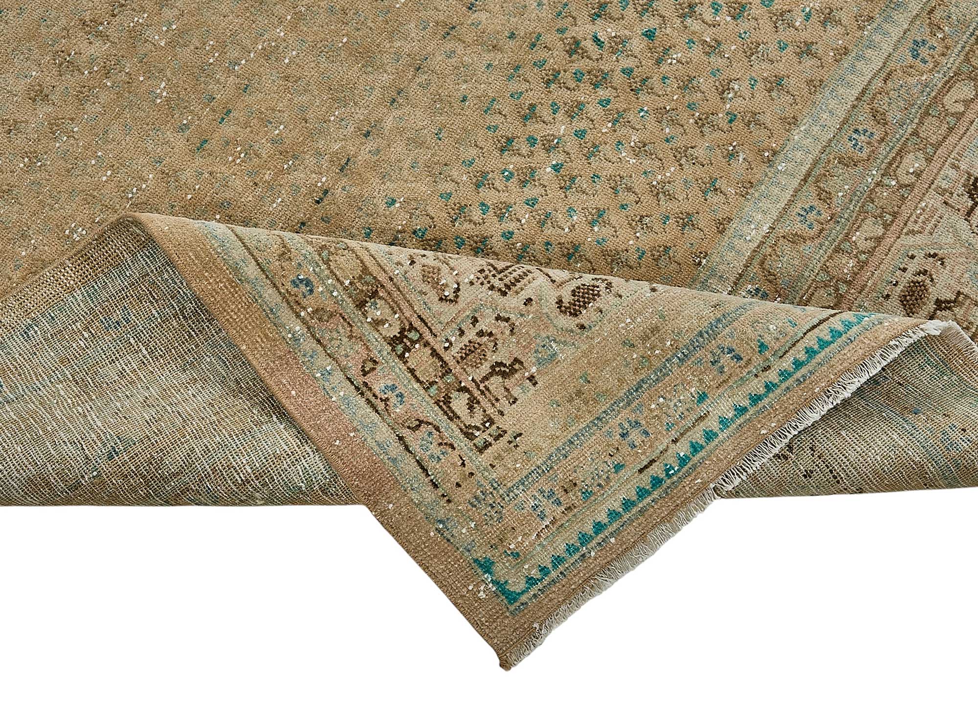7x10 Hand-Knotted Vintage Rug - 51016