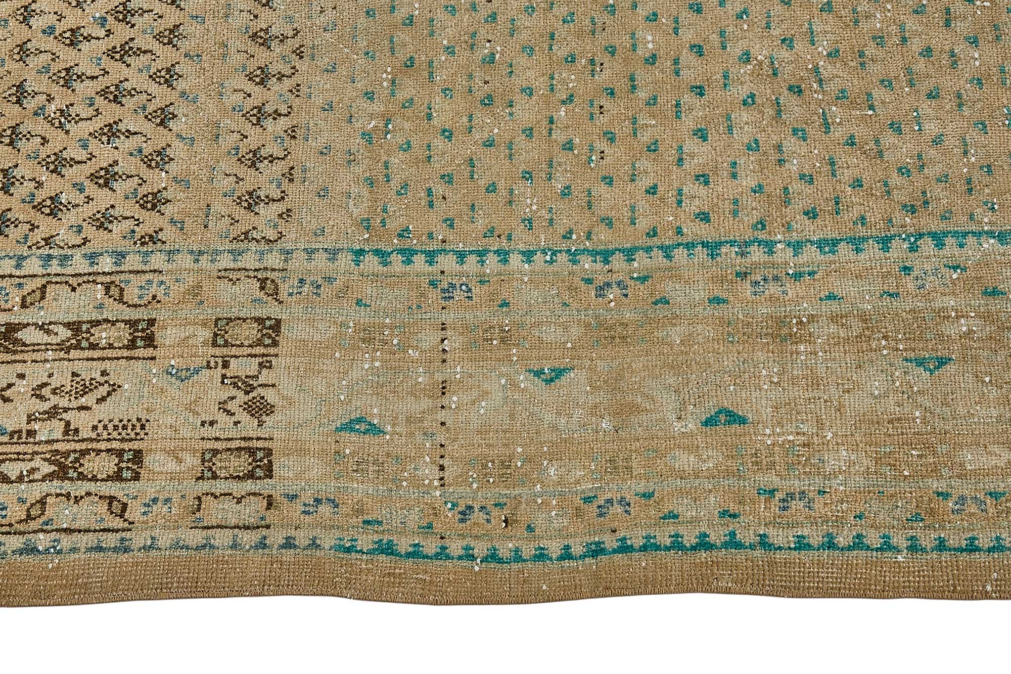 7x10 Hand-Knotted Vintage Rug - 51016