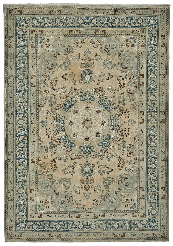 7x9 Hand-Knotted Vintage Rug - 51017