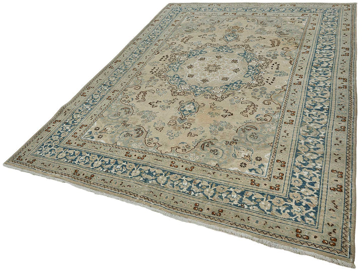 7x9 Hand-Knotted Vintage Rug - 51017