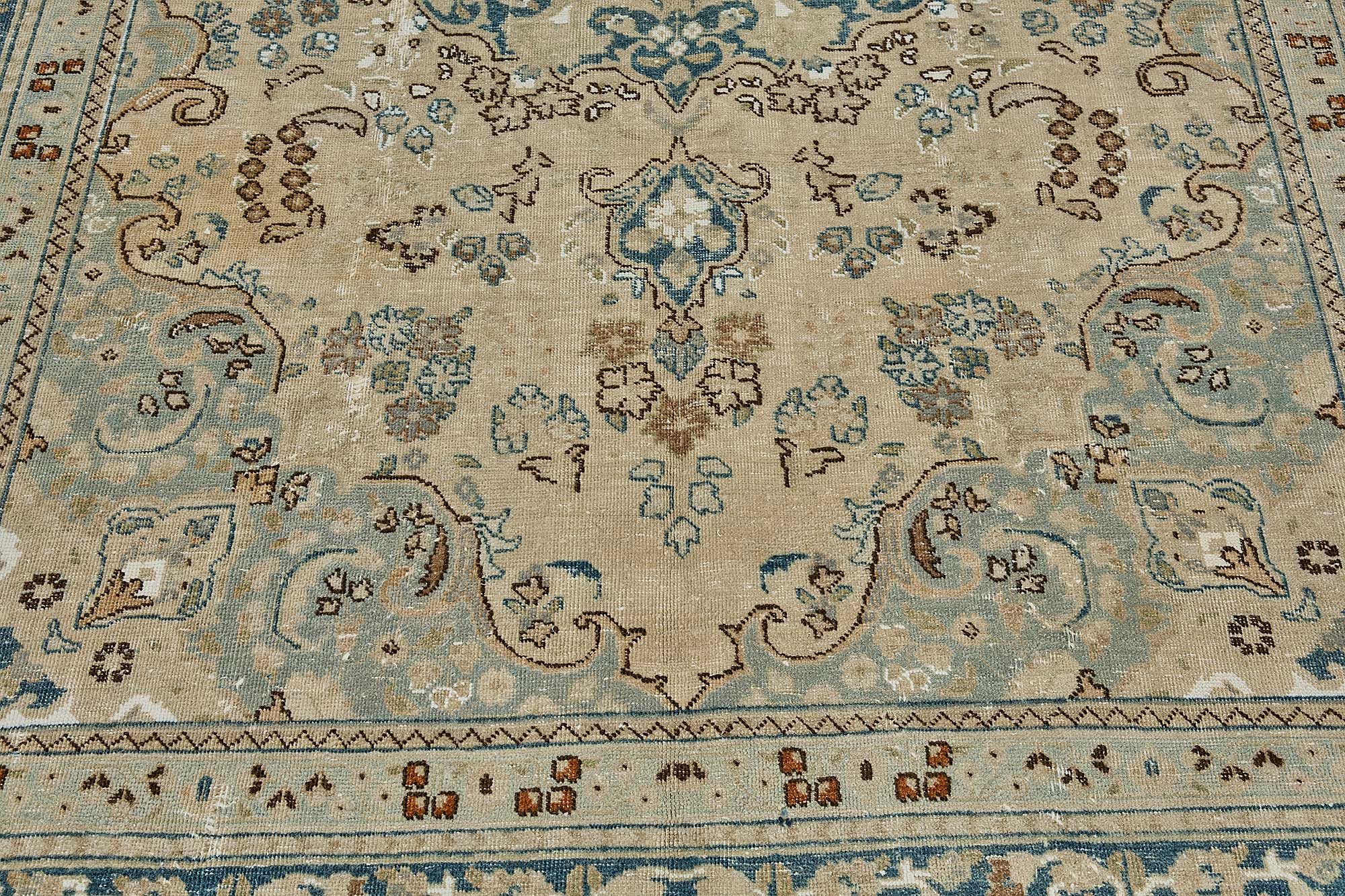 7x9 Hand-Knotted Vintage Rug - 51017
