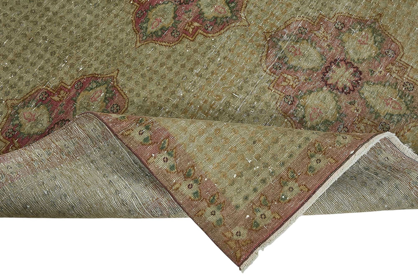 7x10 Hand-Knotted Vintage Rug - 51023