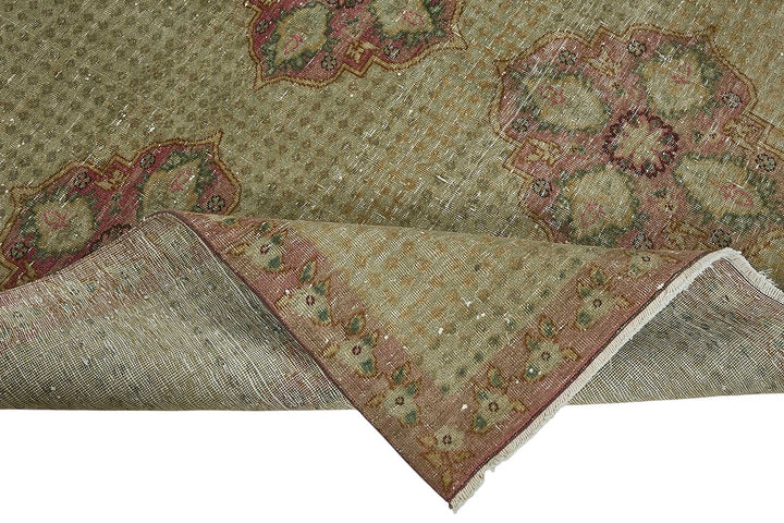 7x10 Hand-Knotted Vintage Rug - 51023