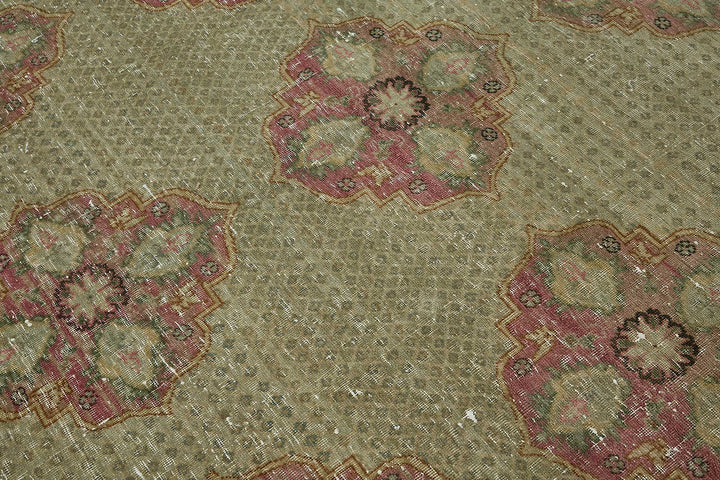 7x10 Hand-Knotted Vintage Rug - 51023