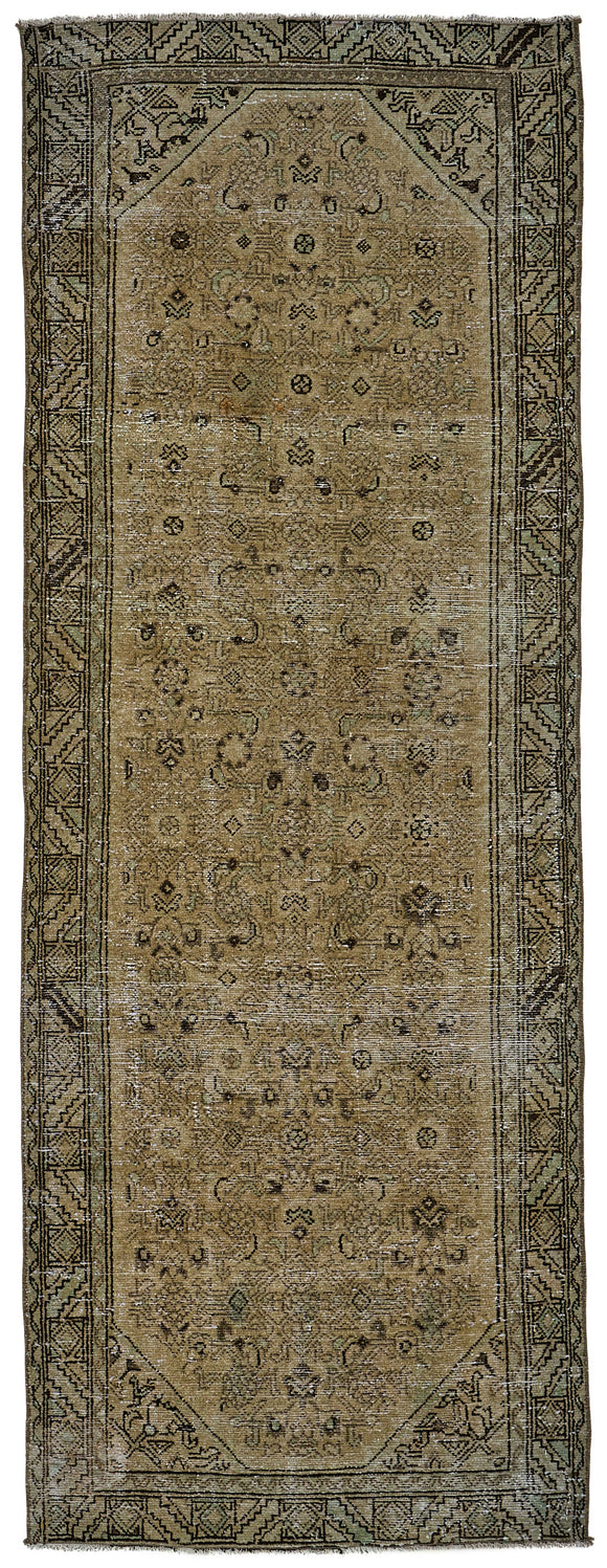 3x10 Hand-Knotted Vintage Rug - 51024