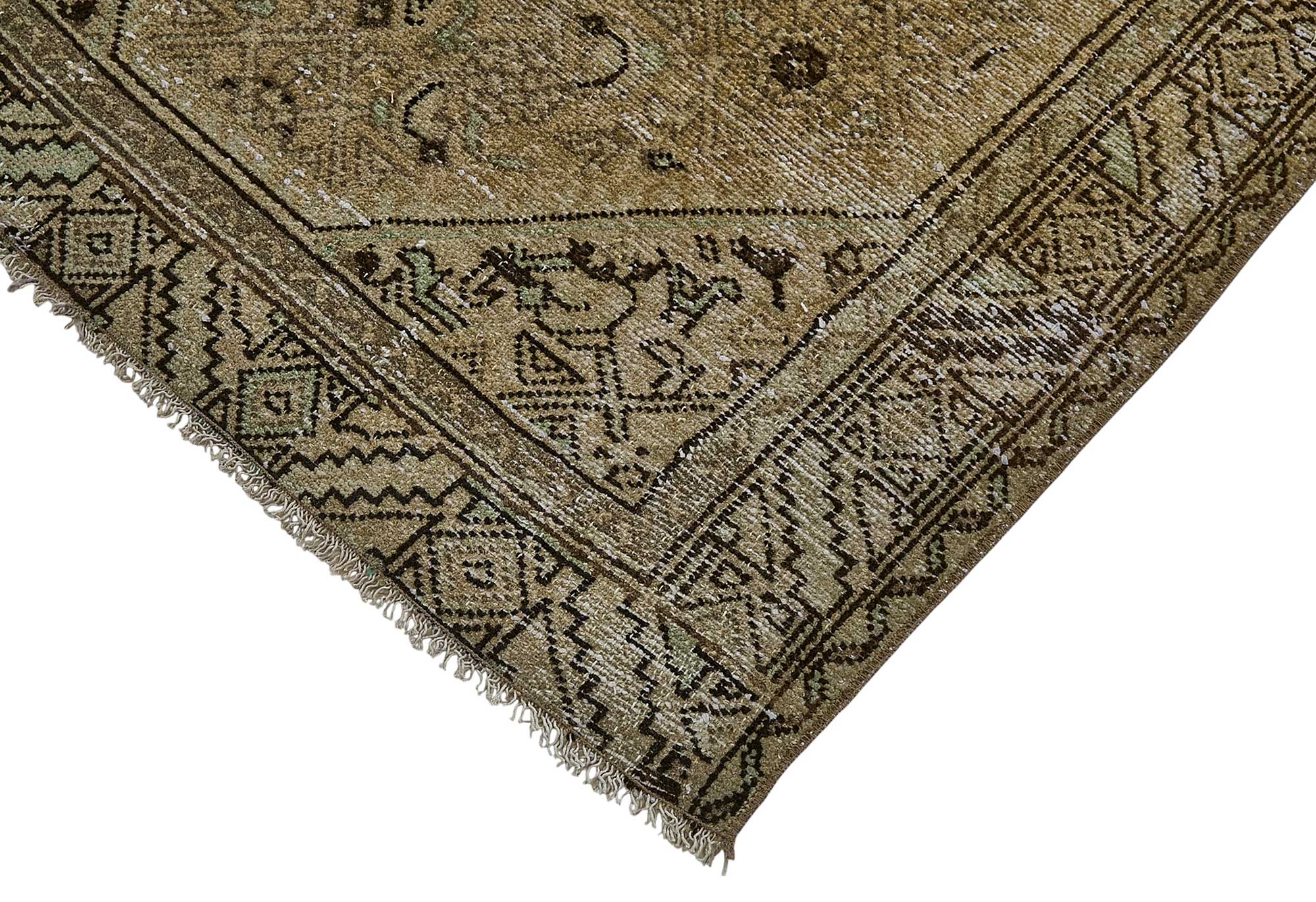 3x10 Hand-Knotted Vintage Rug - 51024