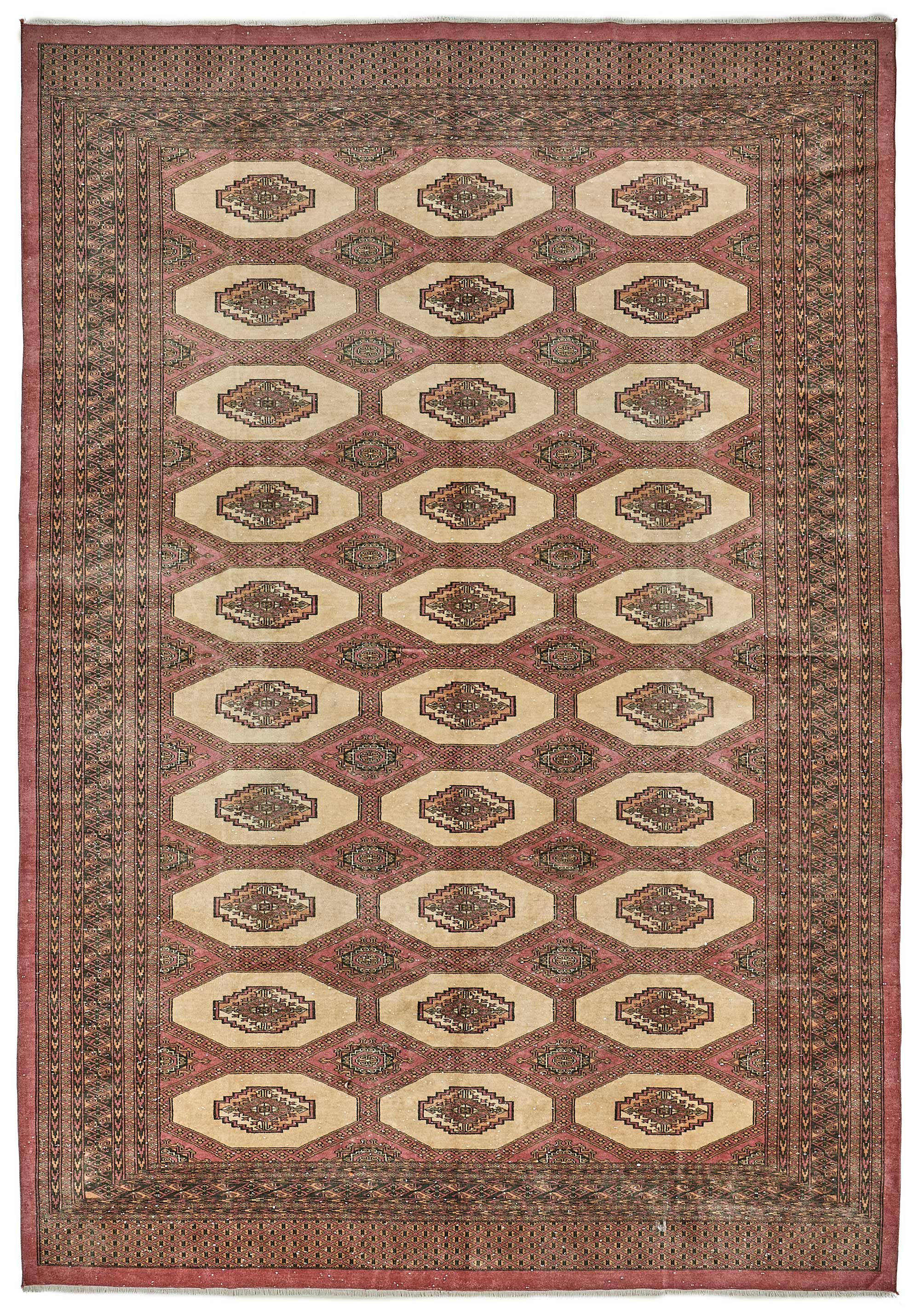 7x10 Hand-Knotted Vintage Rug - 51026