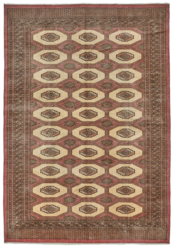 7x10 Hand-Knotted Vintage Rug - 51026
