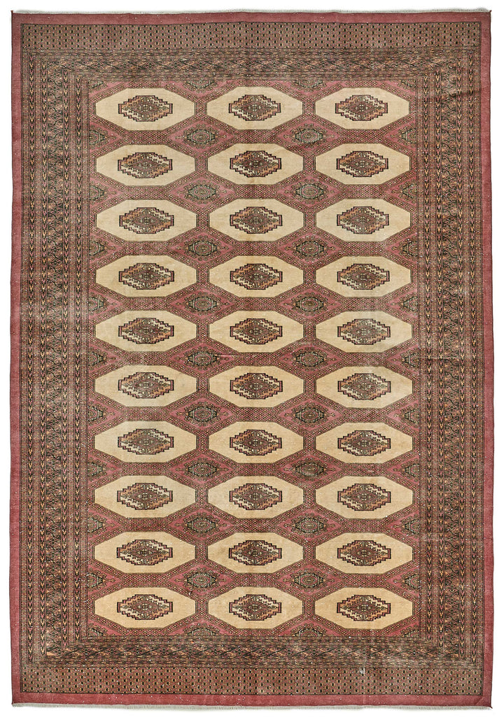 7x10 Hand-Knotted Vintage Rug - 51026
