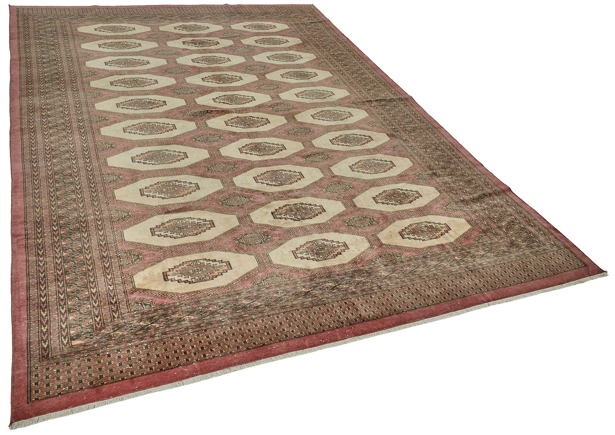 7x10 Hand-Knotted Vintage Rug - 51026