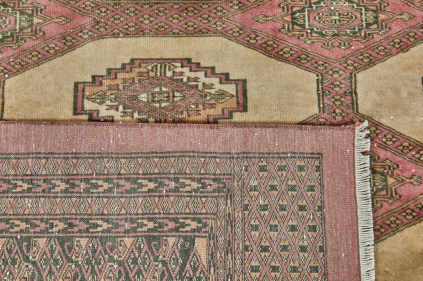 7x10 Hand-Knotted Vintage Rug - 51026