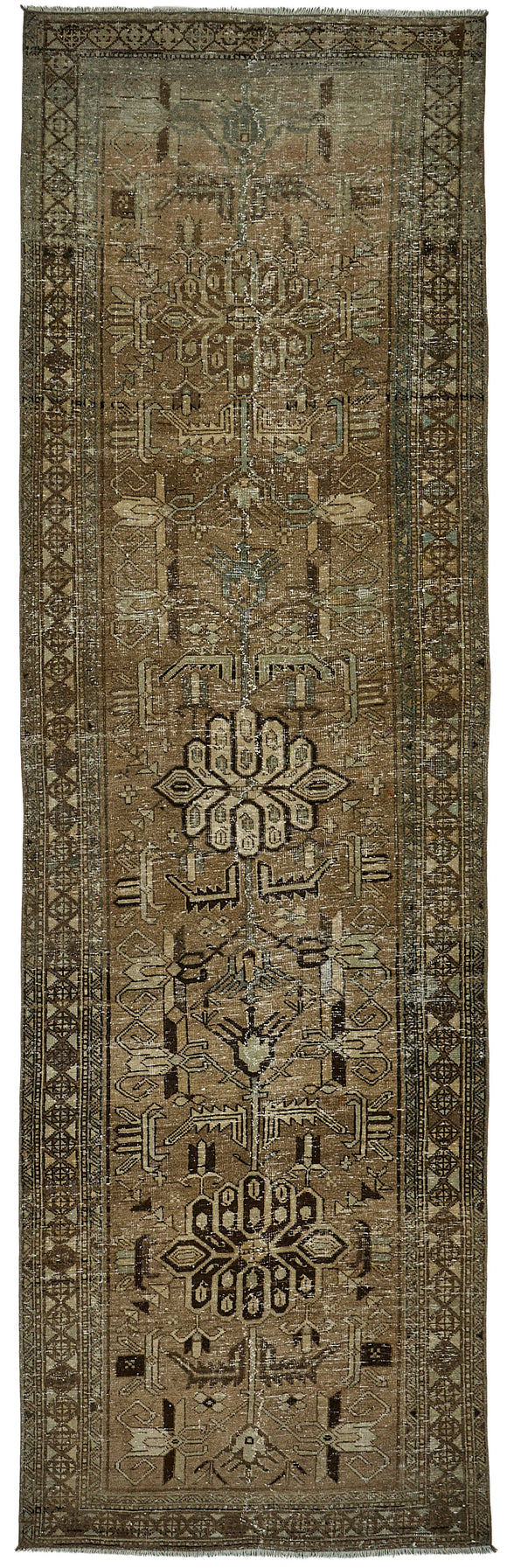 3x11 Hand-Knotted Vintage Rug - 51027