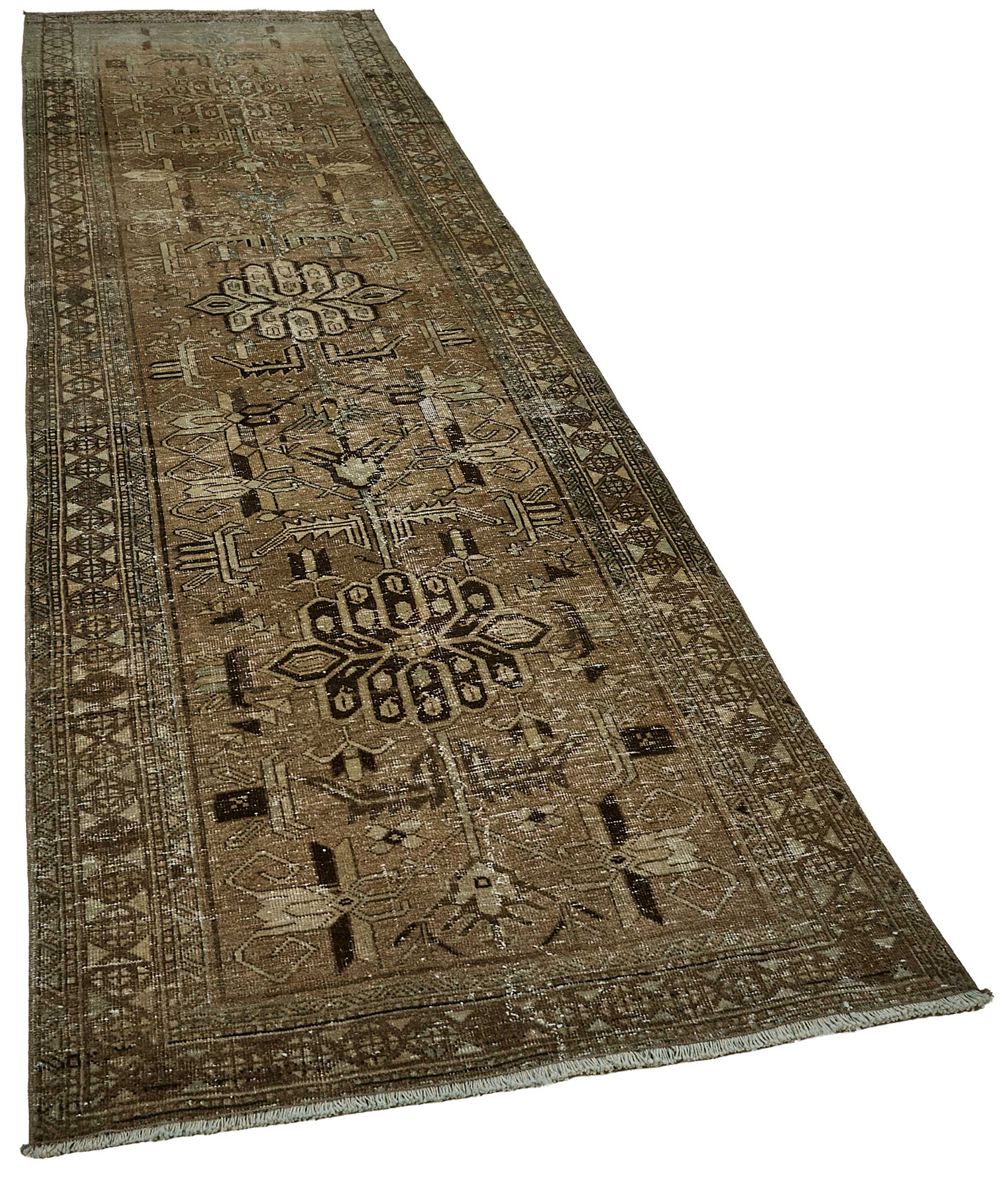 3x11 Hand-Knotted Vintage Rug - 51027