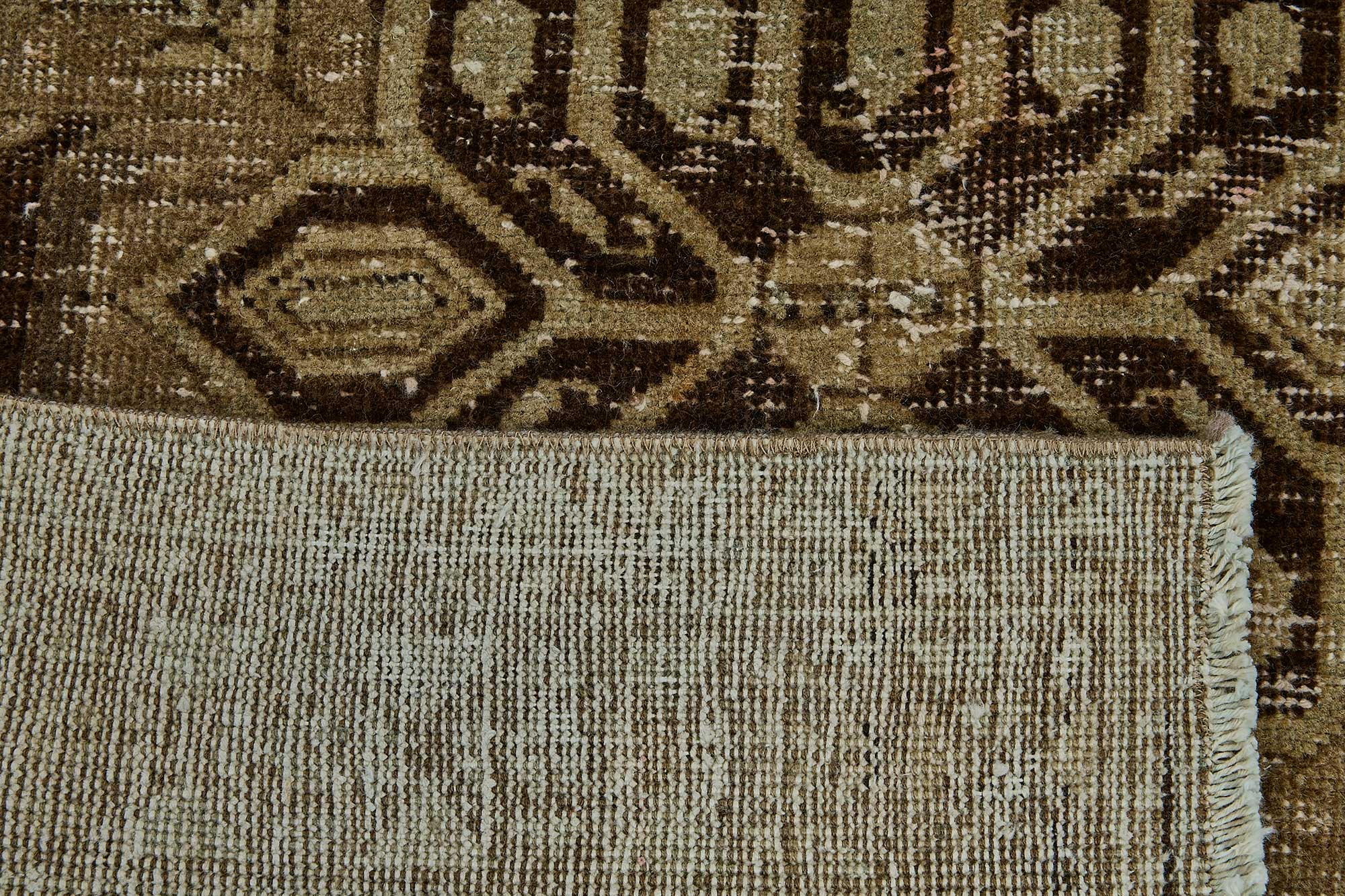 3x11 Hand-Knotted Vintage Rug - 51027