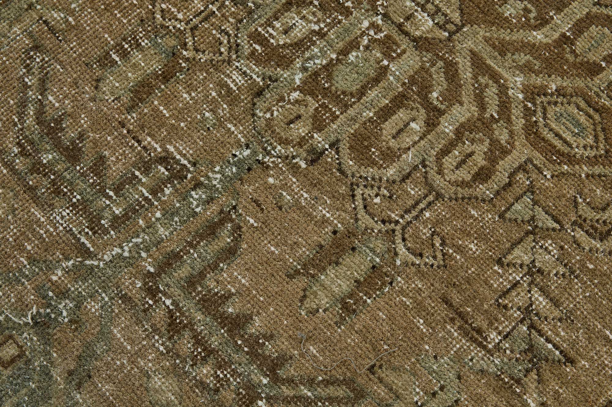 3x11 Hand-Knotted Vintage Rug - 51027