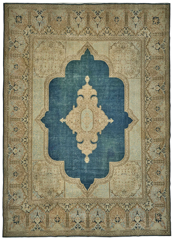 10x14 Hand-Knotted Vintage Rug - 51030