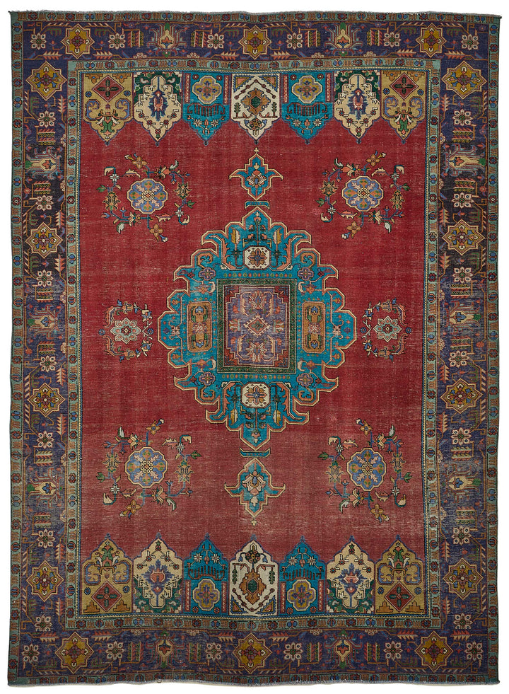 9x13 Hand-Knotted Vintage Rug - 51031