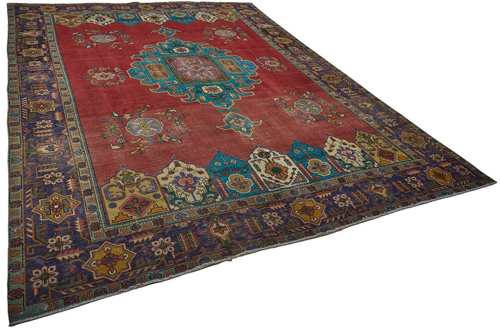9x13 Hand-Knotted Vintage Rug - 51031