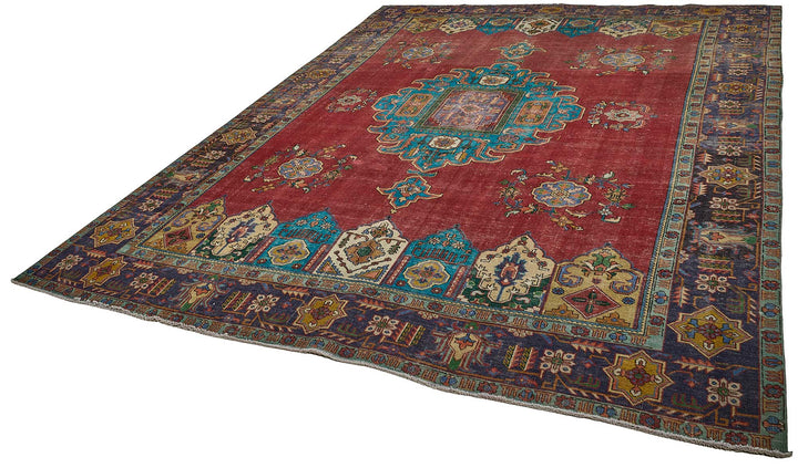 9x13 Hand-Knotted Vintage Rug - 51031