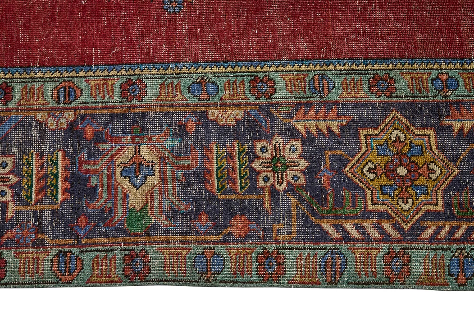 9x13 Hand-Knotted Vintage Rug - 51031