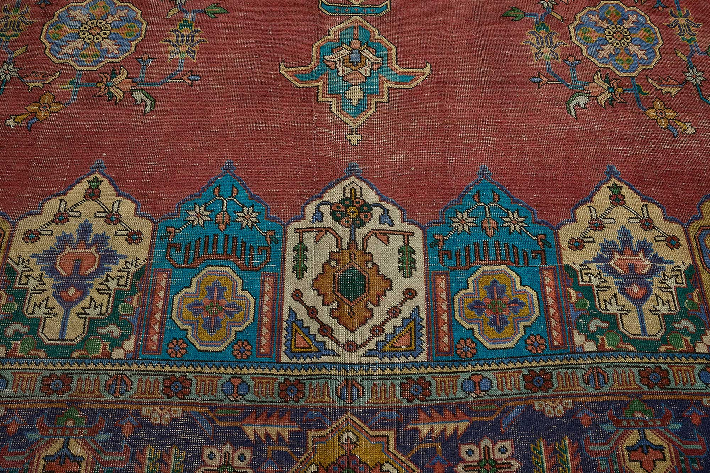 9x13 Hand-Knotted Vintage Rug - 51031