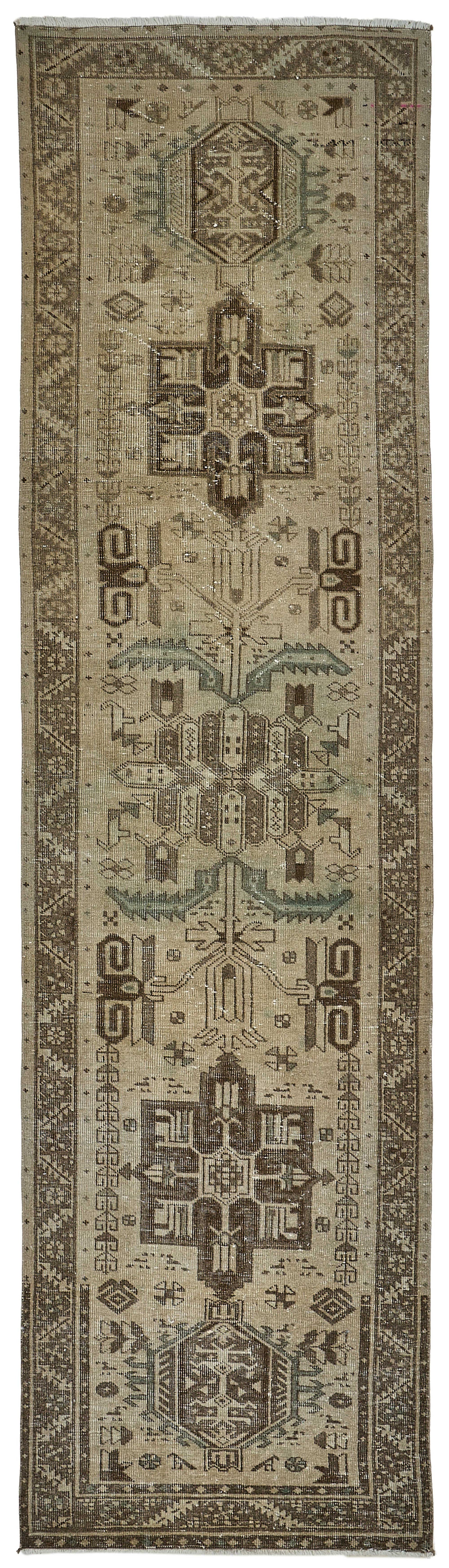 3x12 Hand-Knotted Vintage Rug - 51033