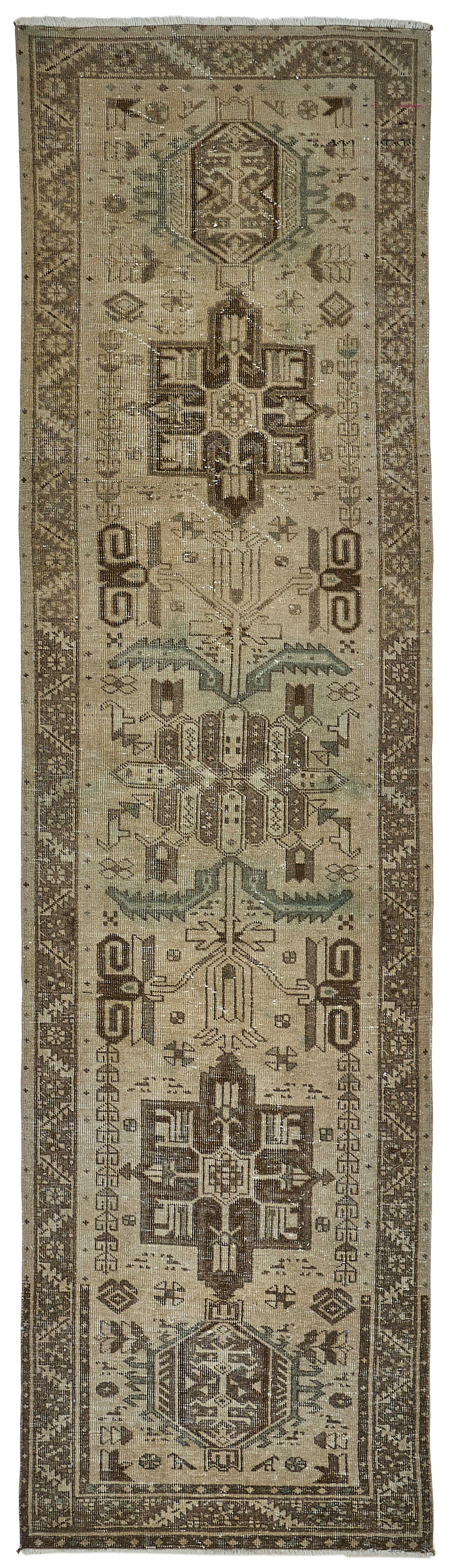 3x12 Hand-Knotted Vintage Rug - 51033
