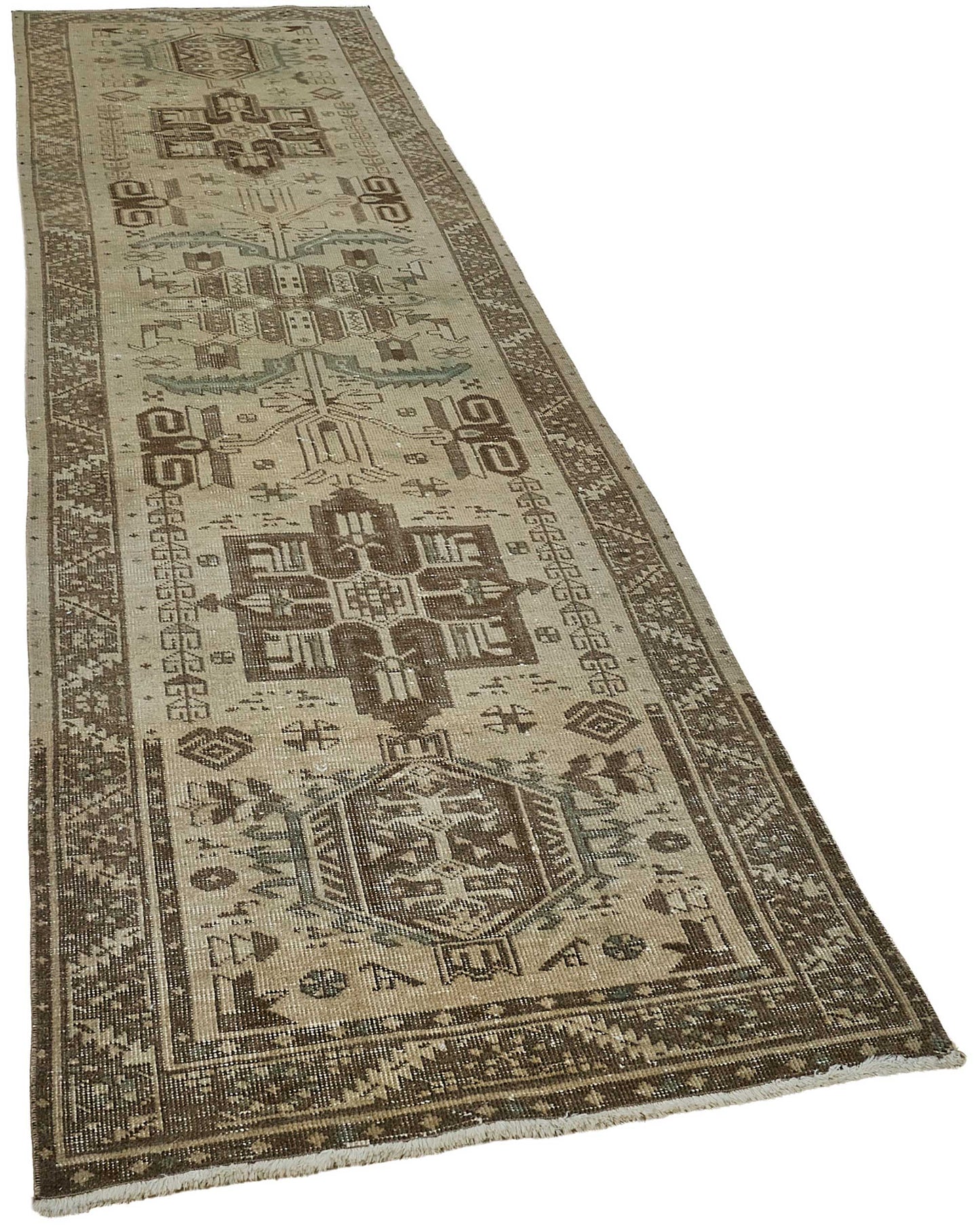 3x12 Hand-Knotted Vintage Rug - 51033