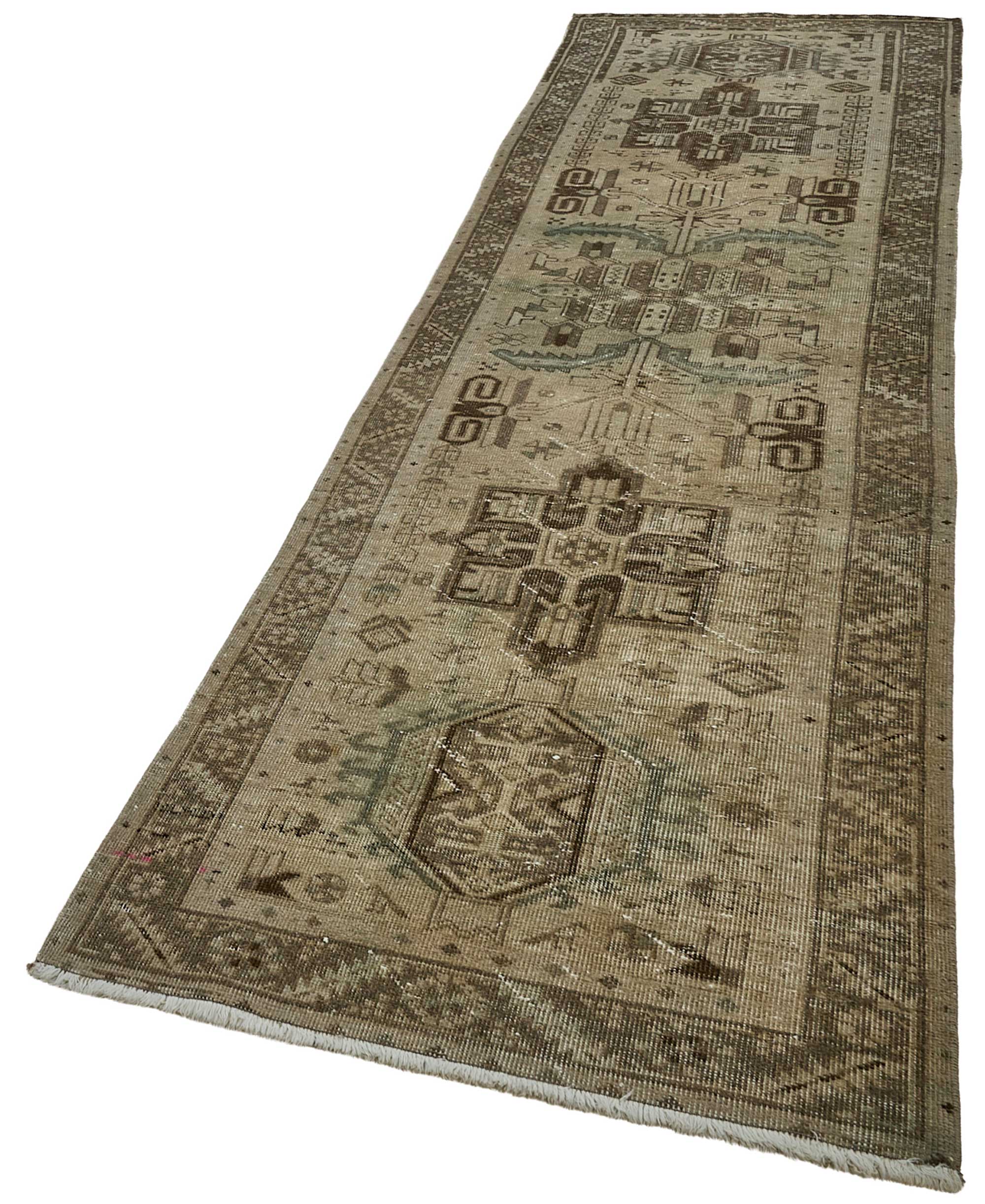 3x12 Hand-Knotted Vintage Rug - 51033
