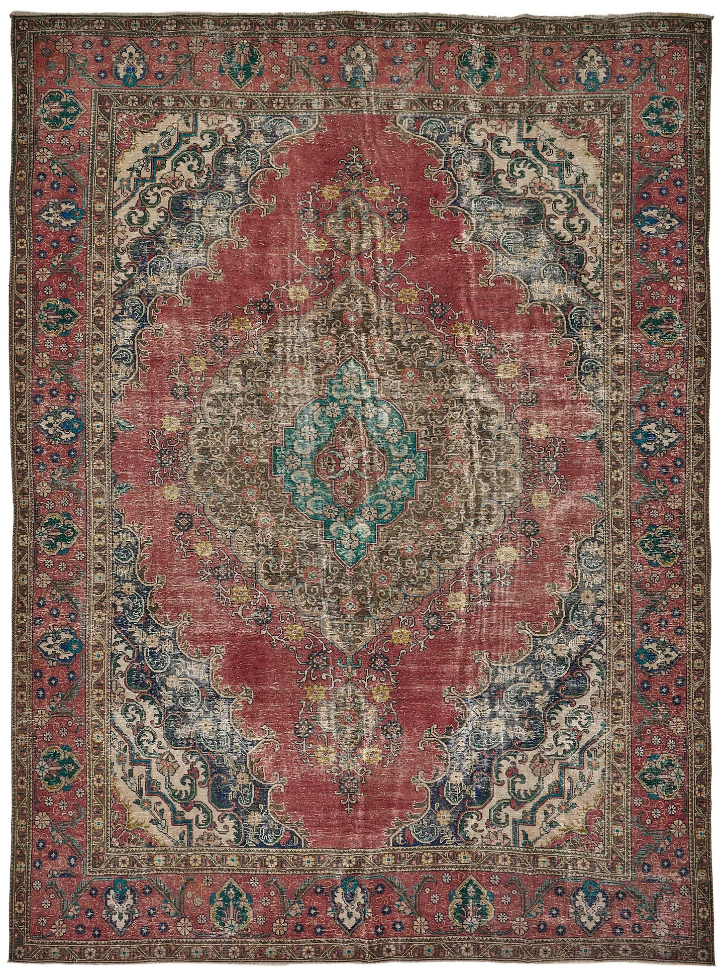 10x13 Hand-Knotted Vintage Rug - 51034