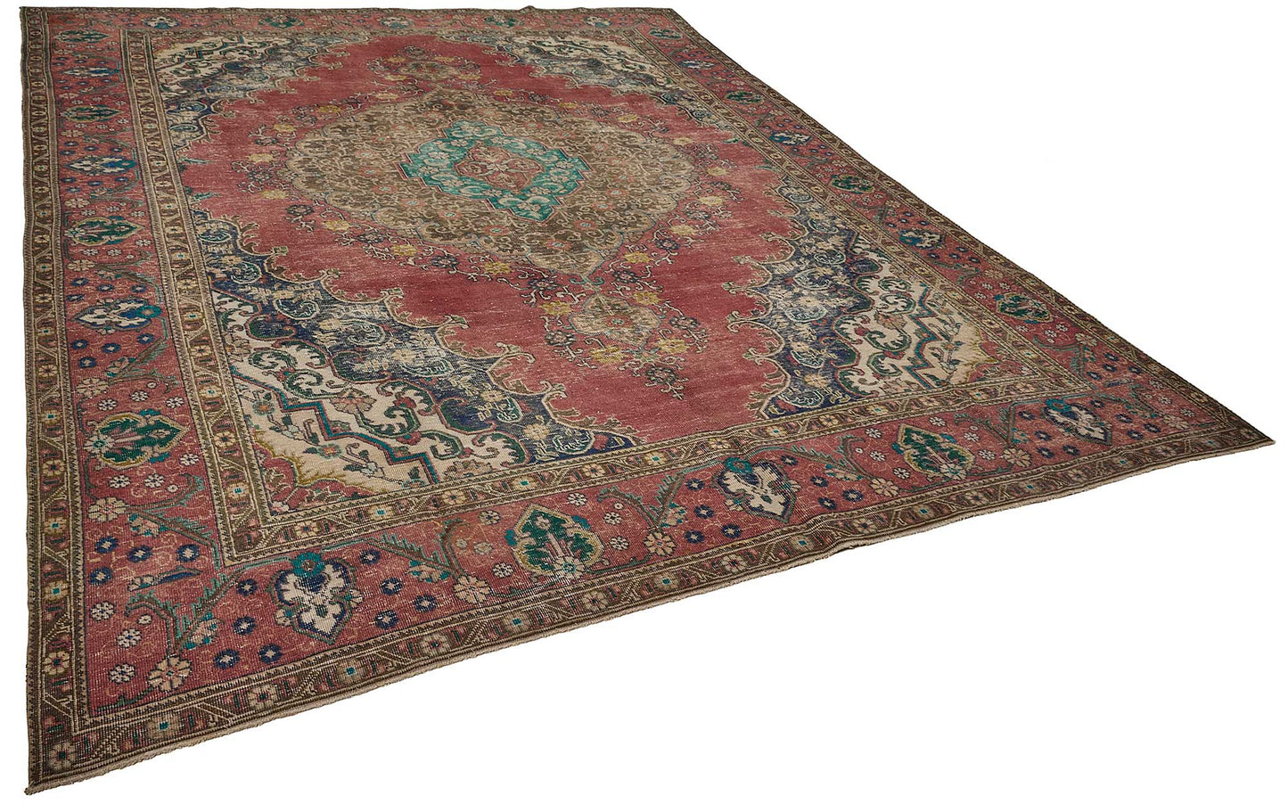 10x13 Hand-Knotted Vintage Rug - 51034